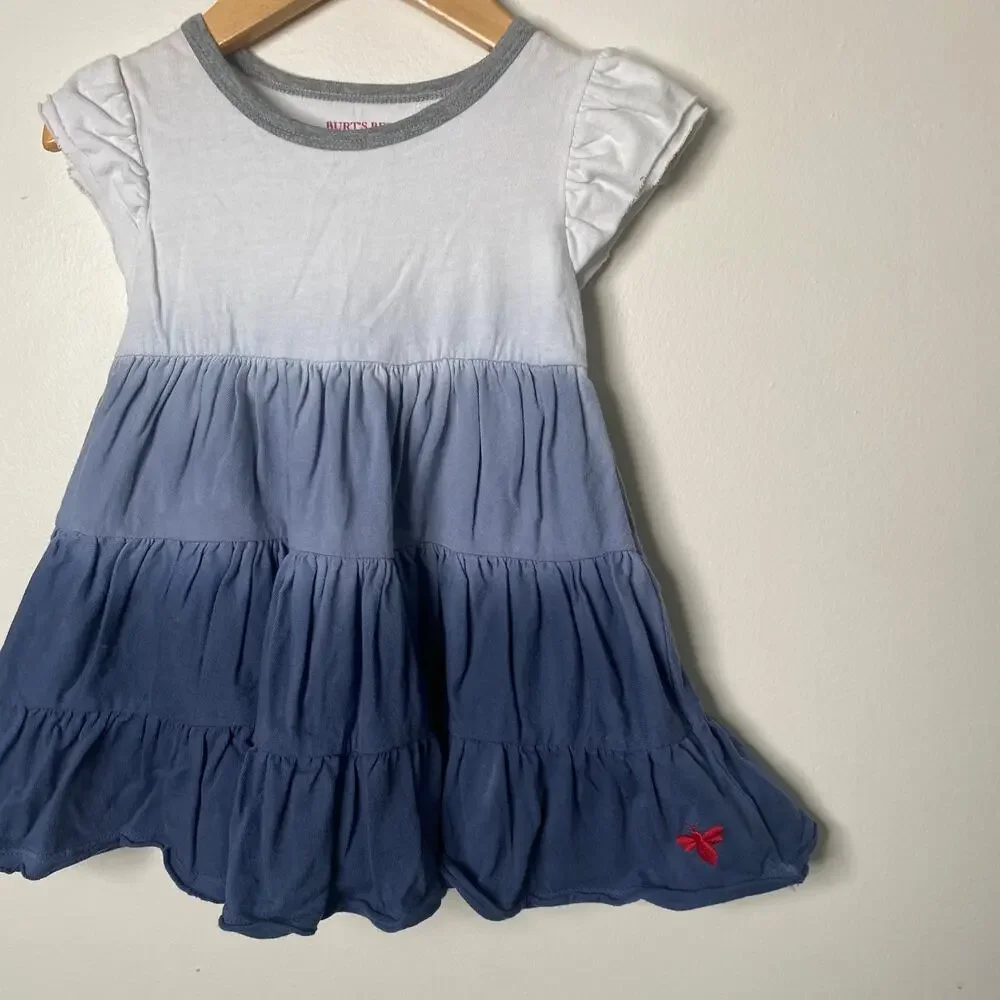 Burt's Bees Baby Ombre' Ruffle Dress 12M